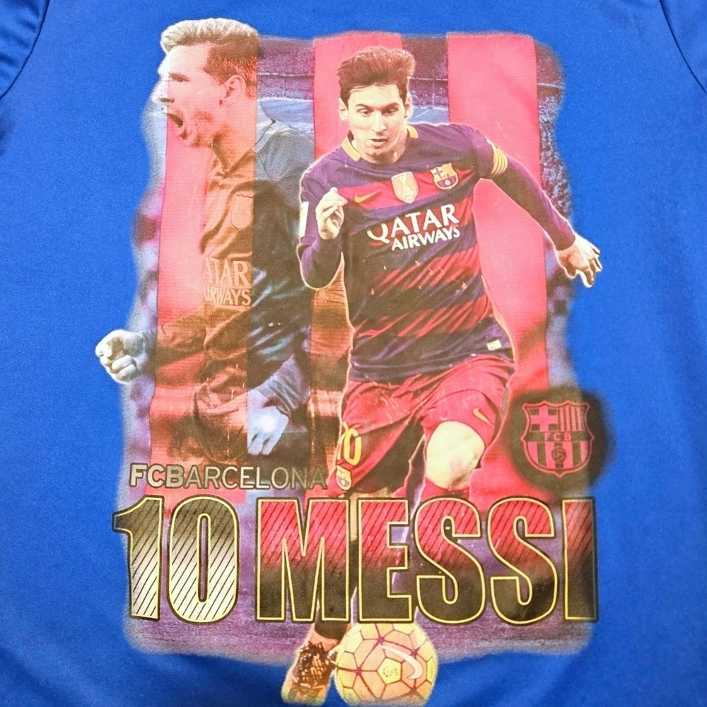 Youth XL Messi FC Barcelona Official Shirt - Authentic FCB Licensed 2016 - Picture 2 of 10